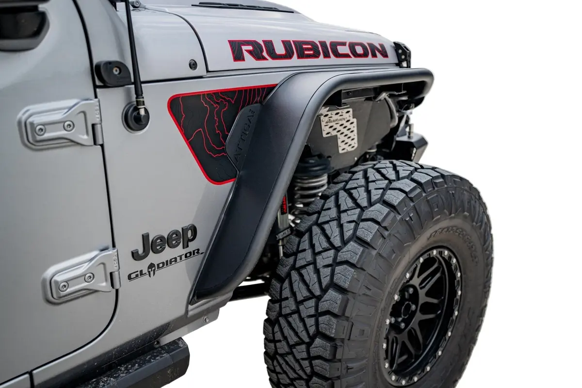 Attica 4X4 Terra Series Front Fender Flares For 2020-2026 Jeep Gladiator Jt 1