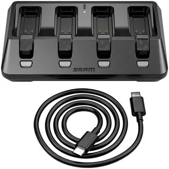 Sram Axs Etap 4-Port Battery Base Charger - Includes Usb-C Cord (Batteries Not Included) 1