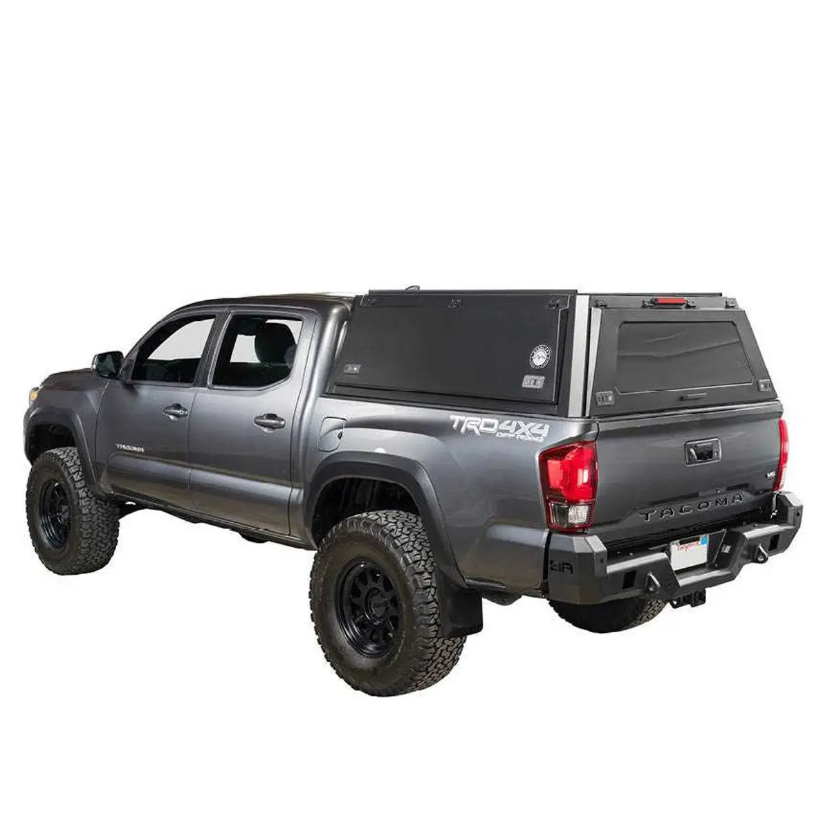 Ovs Expedition Stainless Steel Truck Cap With Wing Doors For 2016-2023 Toyota Tacoma 5Ft Bed 2