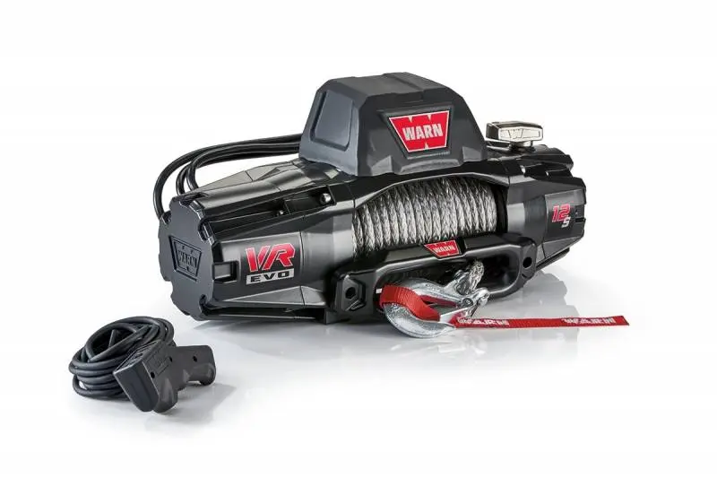 Warn Vr Evo 12-S Wireless Winch | 12,000 Lb Synthetic Rope | Heavy-Duty Recovery 1