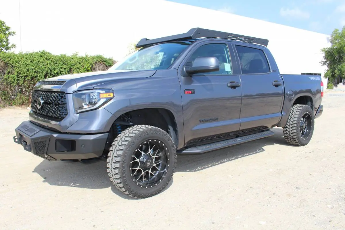 Go Rhino 5933120T Ceros Low Profile Roof Rack 2016-2021 Tundra Crewmax (No Drill) 1