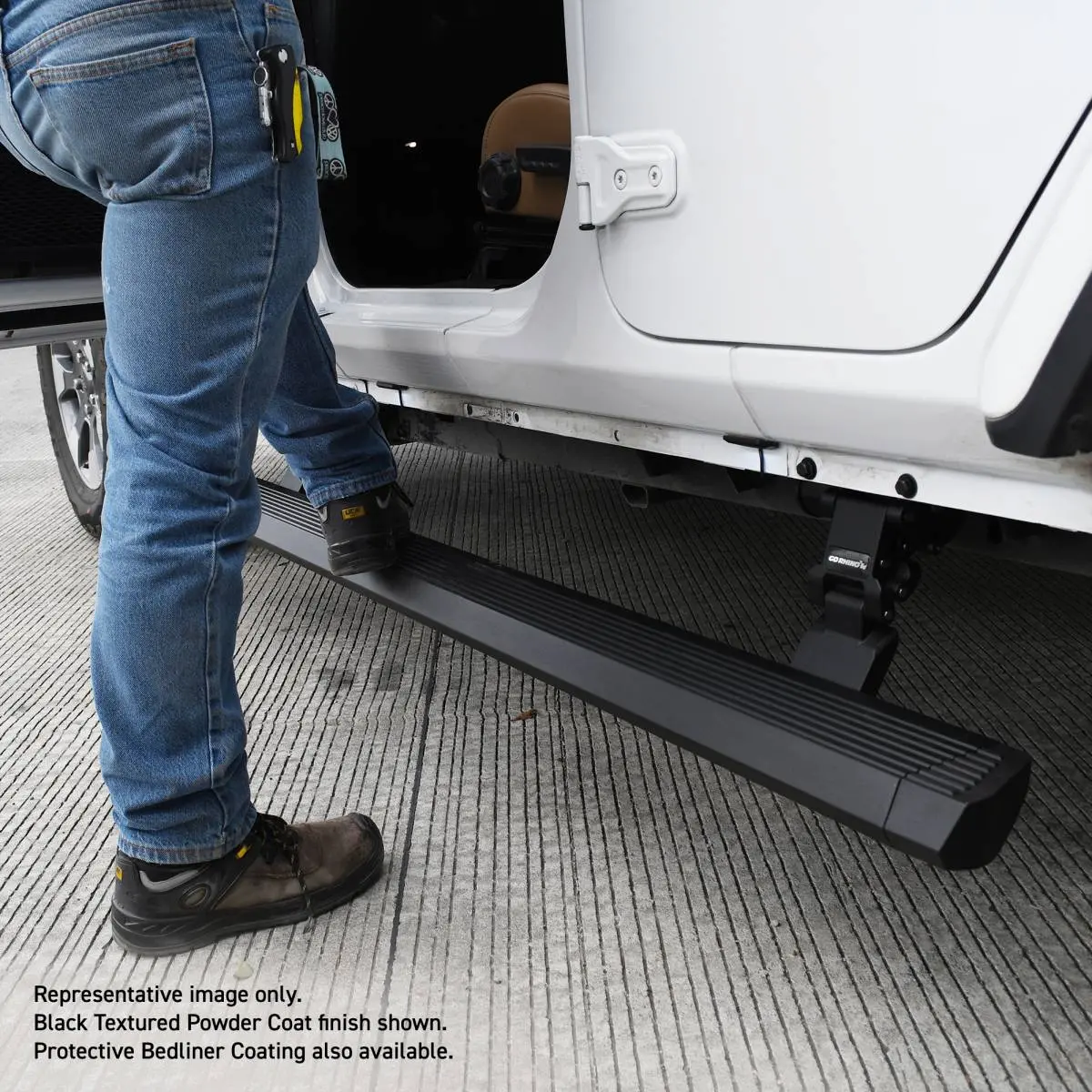 Go Rhino E1 Electric Running Boards For 2018-2024 Jeep Wrangler Jl (4 Door) 1