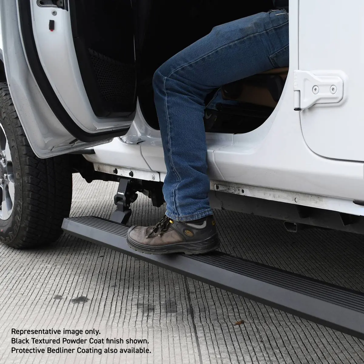 Go Rhino E1 Electric Running Boards For 2018-2024 Jeep Wrangler Jl (2 Door) -No Drill 1