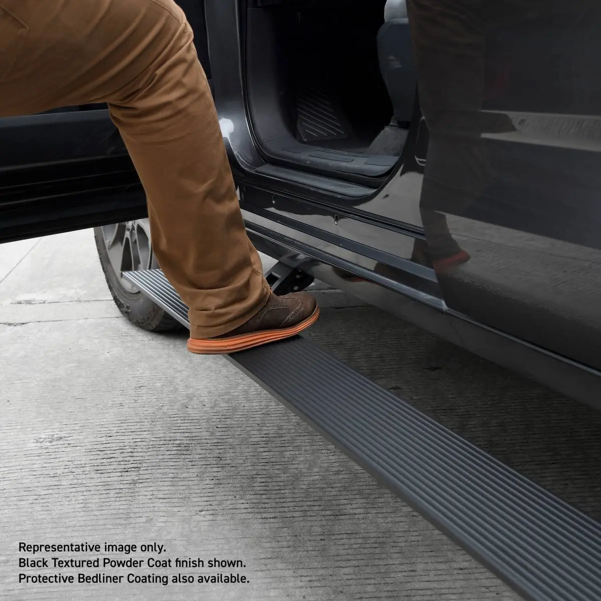 Go Rhino E1 Electric Running Boards For 2016-2024 Toyota Tacoma 4 Door Crew Cab 1