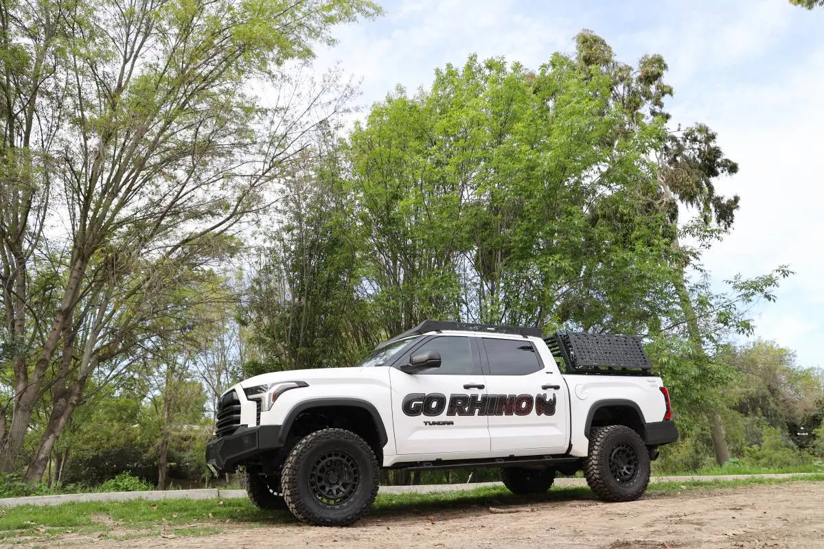 Go Rhino E1 Electric Running Boards For 2022-2024 Toyota Tundra Double Cab 4 Door (No Drill) 1