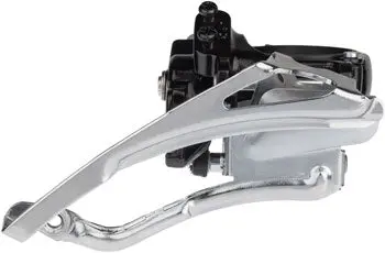 Microshift Mezzo Trekking Front Derailleur - 7/8-Speed Triple, 48/38/28T, Band Clamp, Shimano Compatible 1