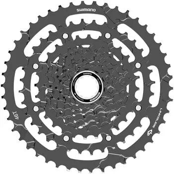 Shimano Cues Cs-Lg400-9 Cassette - 9-Speed, 11-46T, Linkglide, Black 1