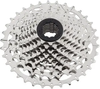 Microshift H09 Cassette - 9 Speed, 11-32T, Silver, Nickel Plated 1