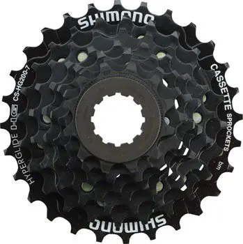 Shimano Tourney Cs-Hg200 Cassette - 7 Speed, 12-28T, Black 1