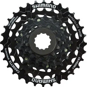 Shimano Tourney Cs-Hg200 Cassette - 7 Speed, 12-32T, Black 1