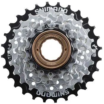 Shimano Mf-Tz510-6-Cp Multi-Speed Freewheel - 6-Speed, 14-28T 1