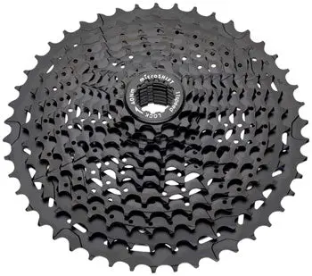 Microshift H11 Cassette - 11 Speed, 11-46T, Black, Ed Coated 1