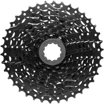 Microshift Advent Super Short Cassette - 9 Speed, 11-38T, Black, Ed Coated 1