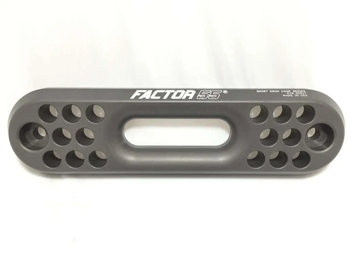 Factor 55 00017 Hawse Fairlead - For Truck/Jeep Applications, Anodized Gray 1