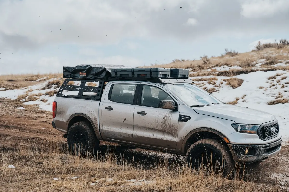 Cbi Prinsu Offroad Overland Cab Height Bed Rack For 2019-2022 Ford Ranger -No Drill 1