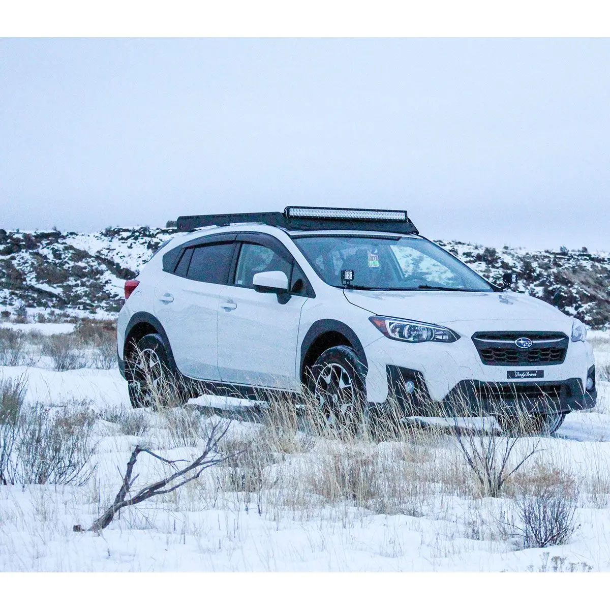 Prinsu Roof Rack For 2018-2023 Subaru Crosstrek- Black Powder Coat 1