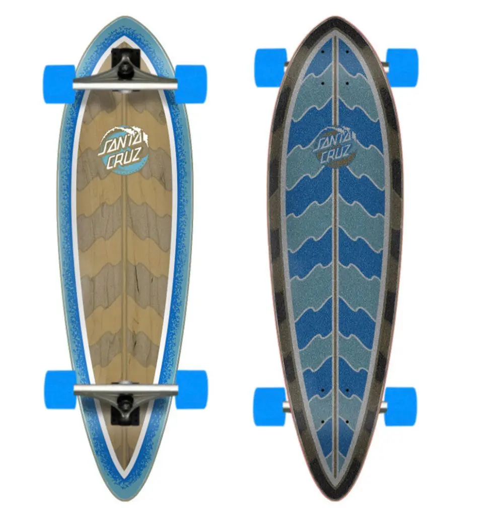 33” Santa Cruz Dot Pintail Cruiser Complete 1