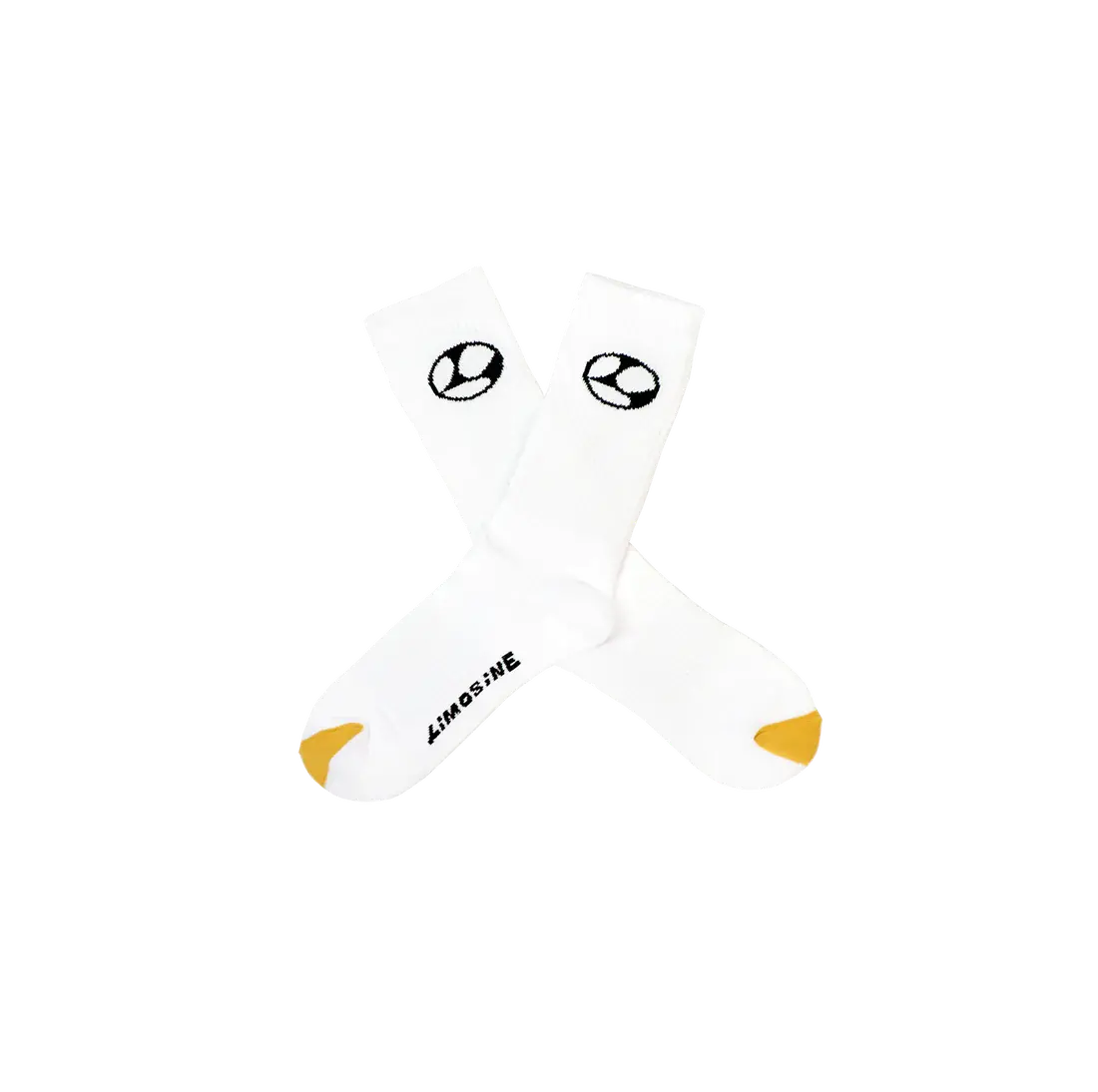 Limo Gold Toe Socks - White/Gold 1