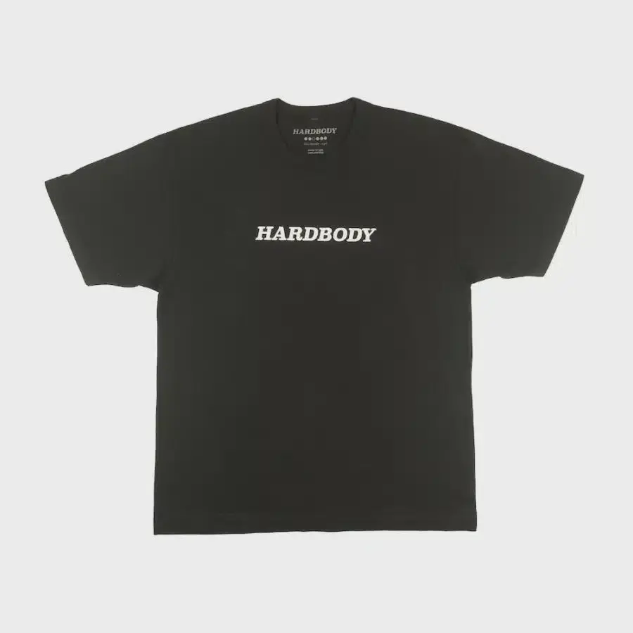 Hardbody Heavyweight Logo T-Shirt - Black/White 1