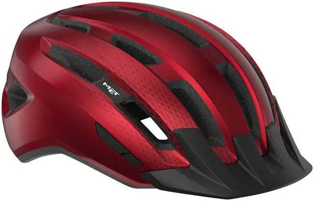 Met Downtown Mips Helmet - Red, Glossy 1