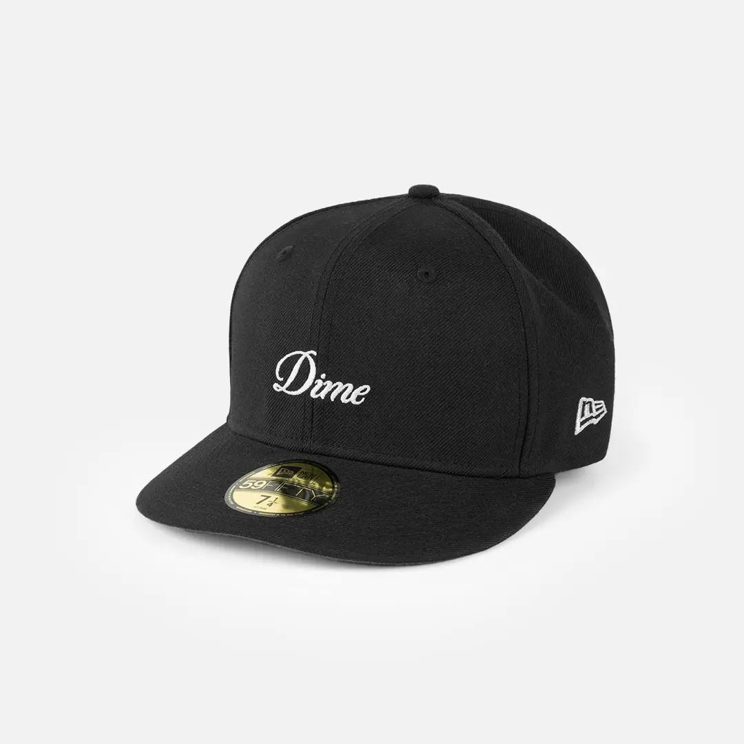 Dime Cursive New Era Cap - Black 1