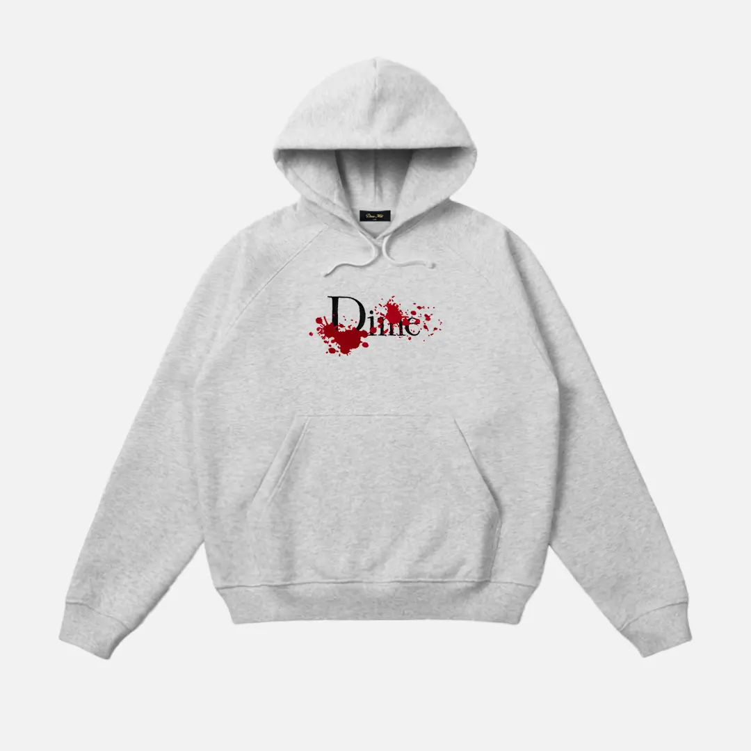 Dime Classic Bloody Hooded Sweater - Heather Gray 1