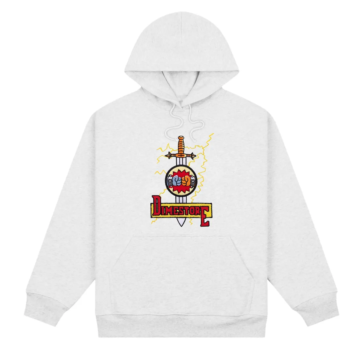 Dime Storm Hooded Sweater - Ash 1