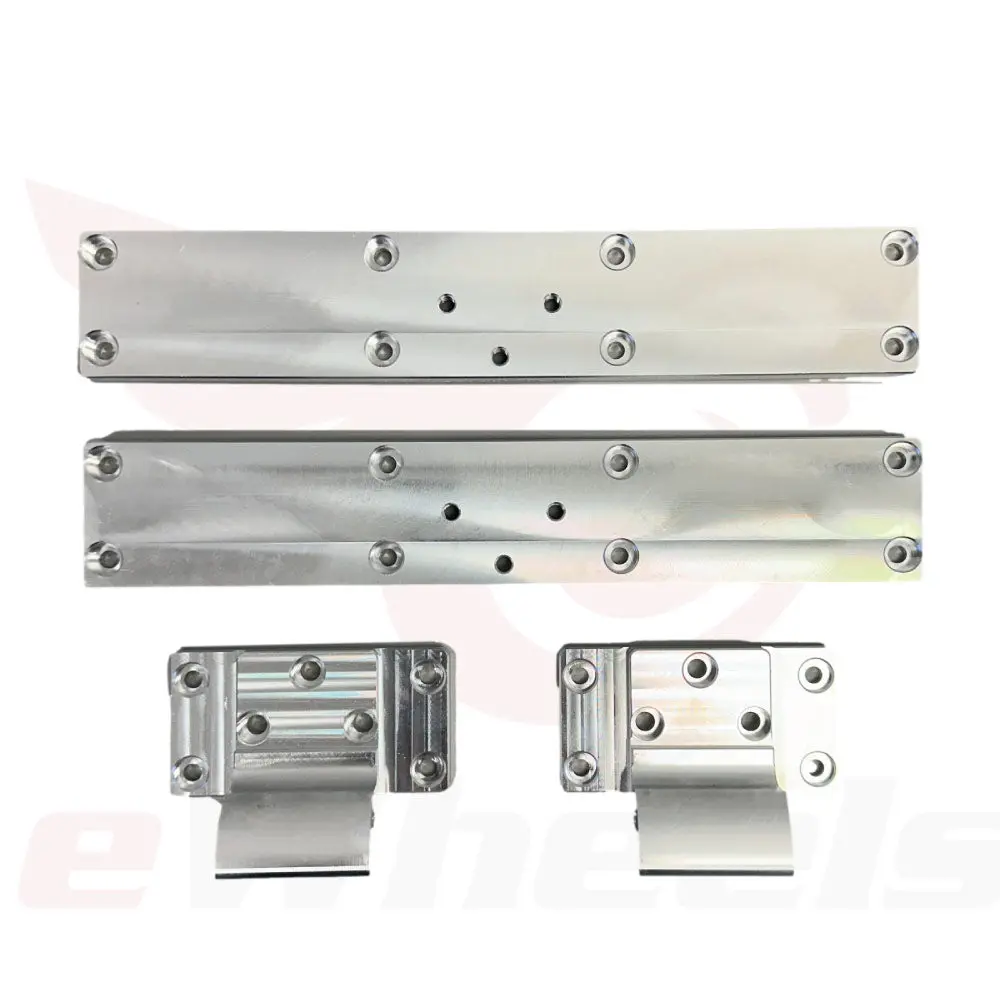 Hou Ningning: Lynx Lowering Brackets For Standard Begode Pedals, Bare Metal 1