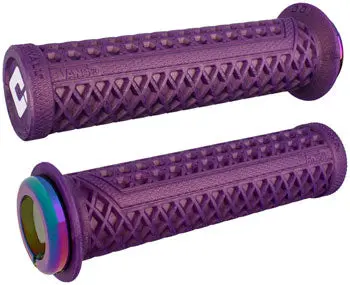 Odi Vans V2.1 Lock-On Grips - Iridescent Purple Oil Slick 1