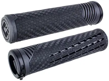 Odi Cf V2.1 Grips - Black/Gray/Black, Lock-On 1