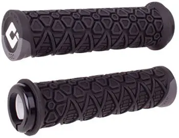 Odi Vanquish Grips - Black/Graphite, Lock-On 1