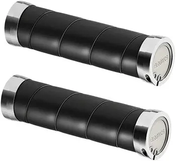 Brooks Slender Leather Grips - Black, 130/130Mm 1