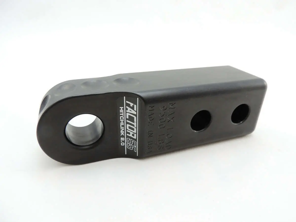 Factor 55 00020-04 Receiver D-Ring Mount - 4.75 Ton Load Rating, Black, Sold Individually 1