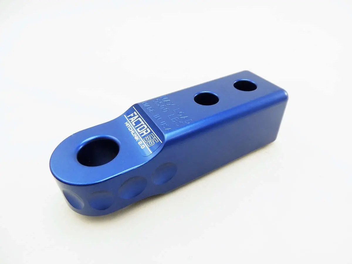 Factor 55 00020-02 Receiver D-Ring Mount - 4.75 Ton Load Rating, Blue, Sold Individually 1