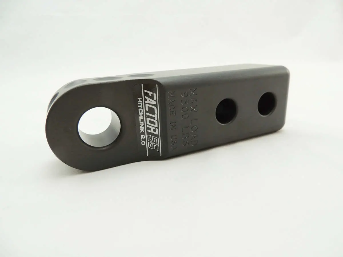 Factor 55 00020-06 Receiver D-Ring Mount - 4.75 Ton Load Rating, Gray, Sold Individually 1