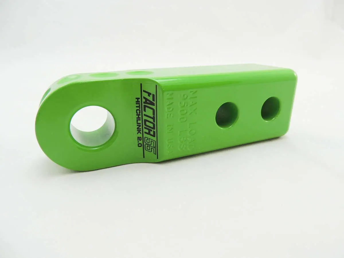 Factor 55 00020-08 Receiver D-Ring Mount - 4.75 Ton Load Rating, Green, Sold Individually 1