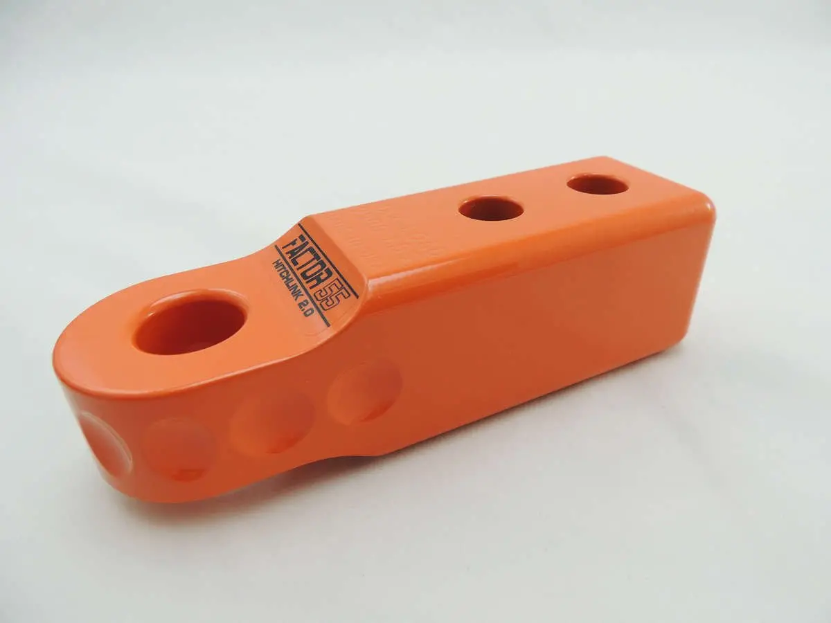 Factor 55 00020-07 Receiver D-Ring Mount - 4.75 Ton Load Rating, Orange, Sold Individually 1