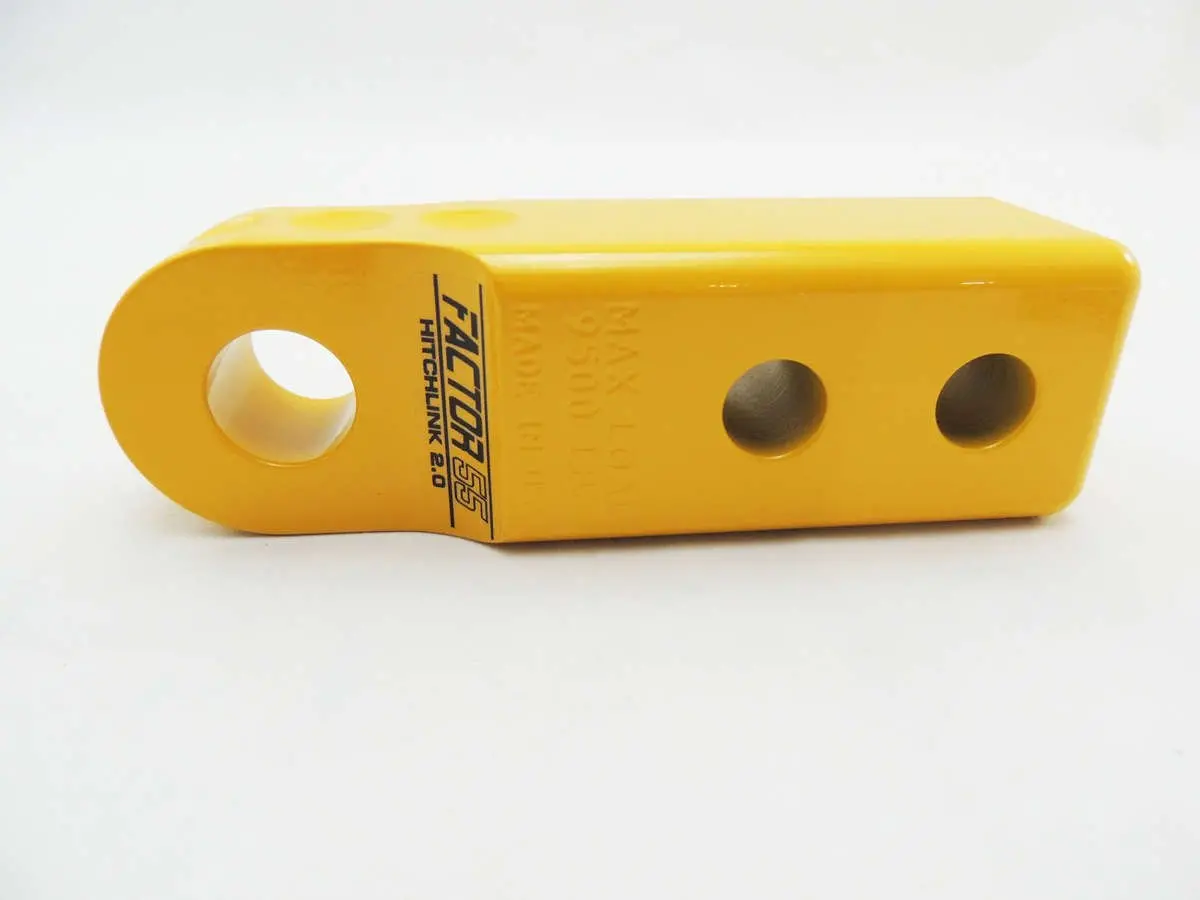 Factor 55 00020-03 Receiver D-Ring Mount - 4.75 Ton Load Rating, Yellow, Sold Individually 1