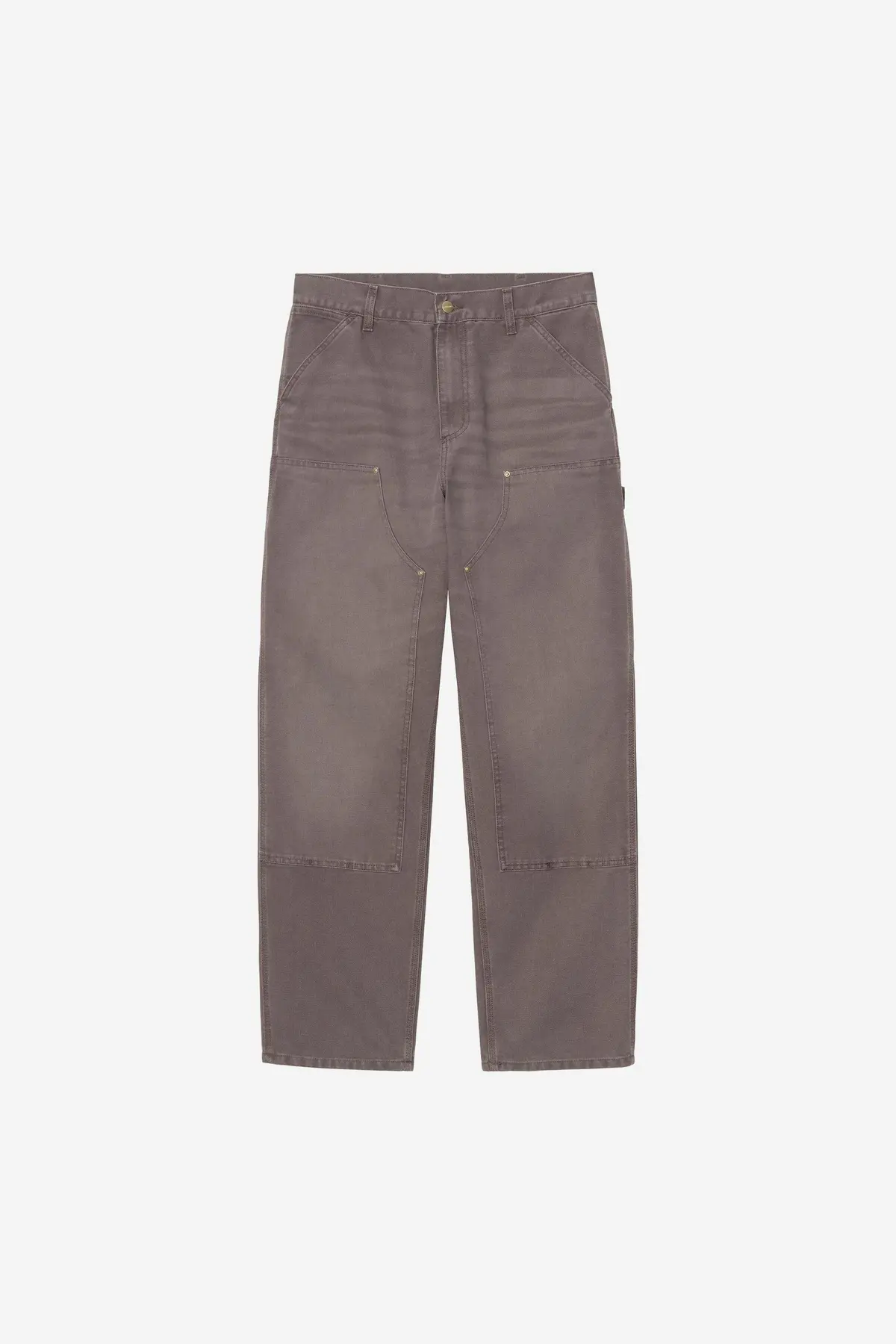 Carhartt Wip Double Knee Canvas Pant - Shale 1