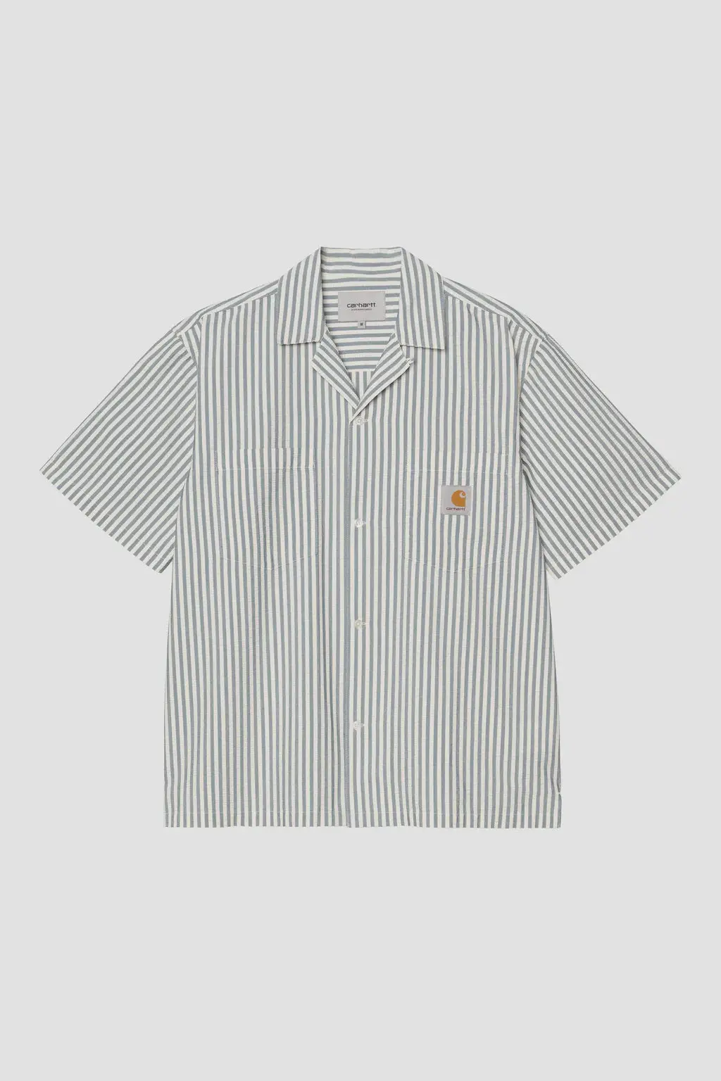 Carhartt Wip Leavel Button Up Shirt - Blue River/Wax 1