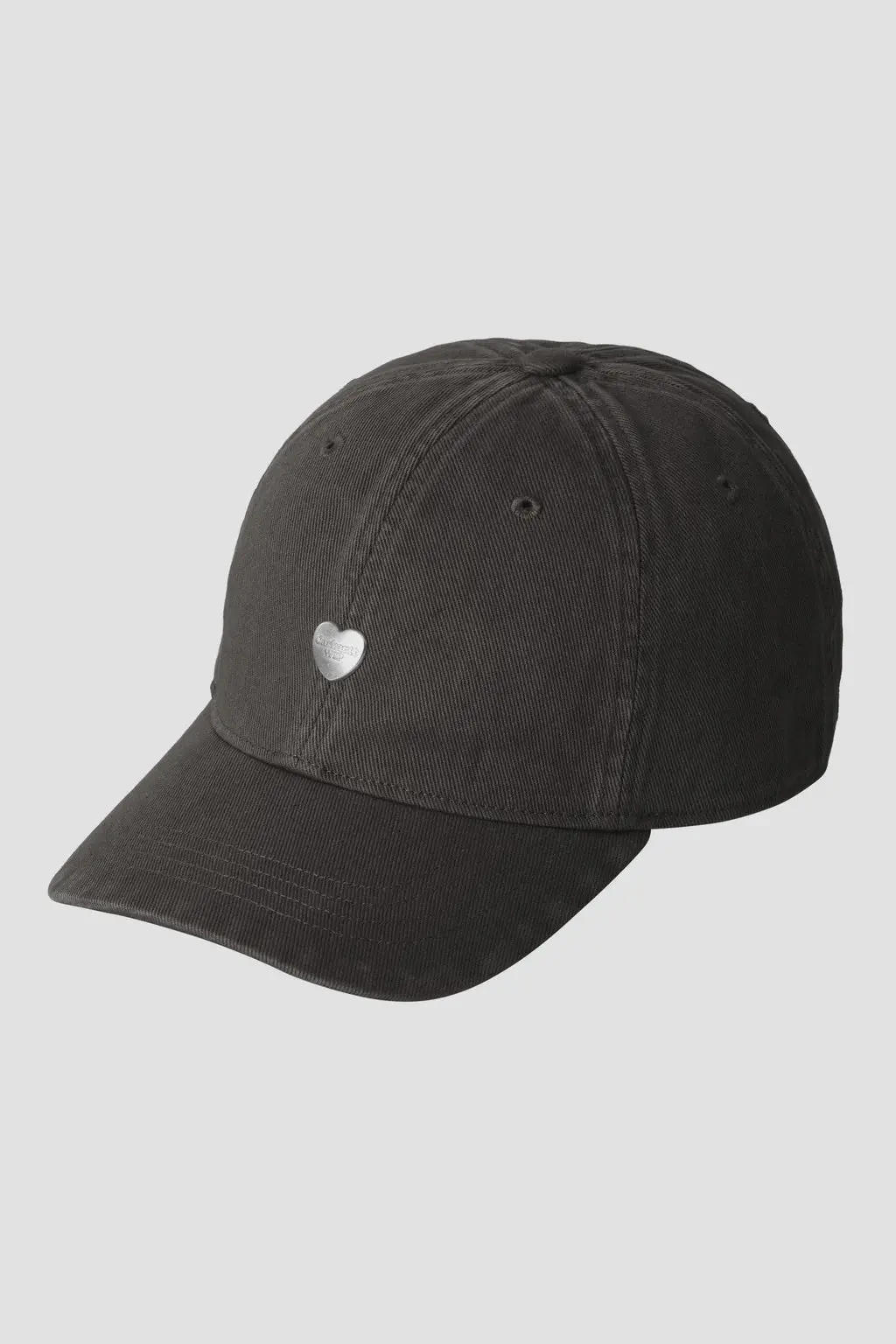 Carhartt Wip Metal Heart Cap - Black/Silver 1