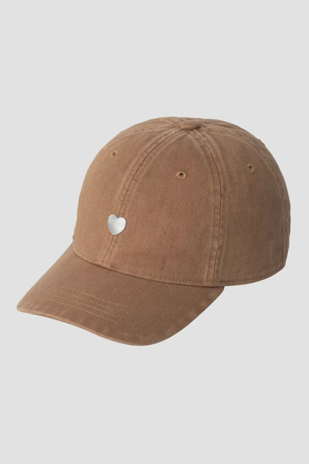 Carhartt Wip Metal Heart Cap - Hamilton Brown/Silver 1