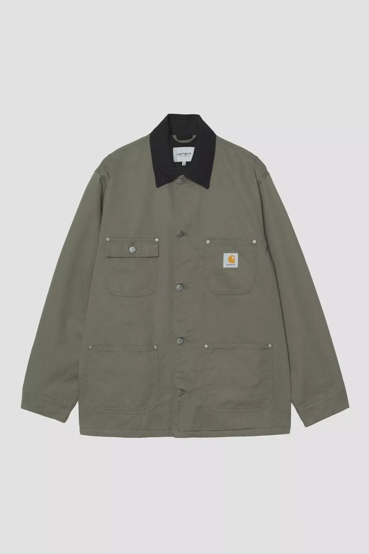 Carhartt Wip Og Chore Coat - Leaf/Black Rinsed 1