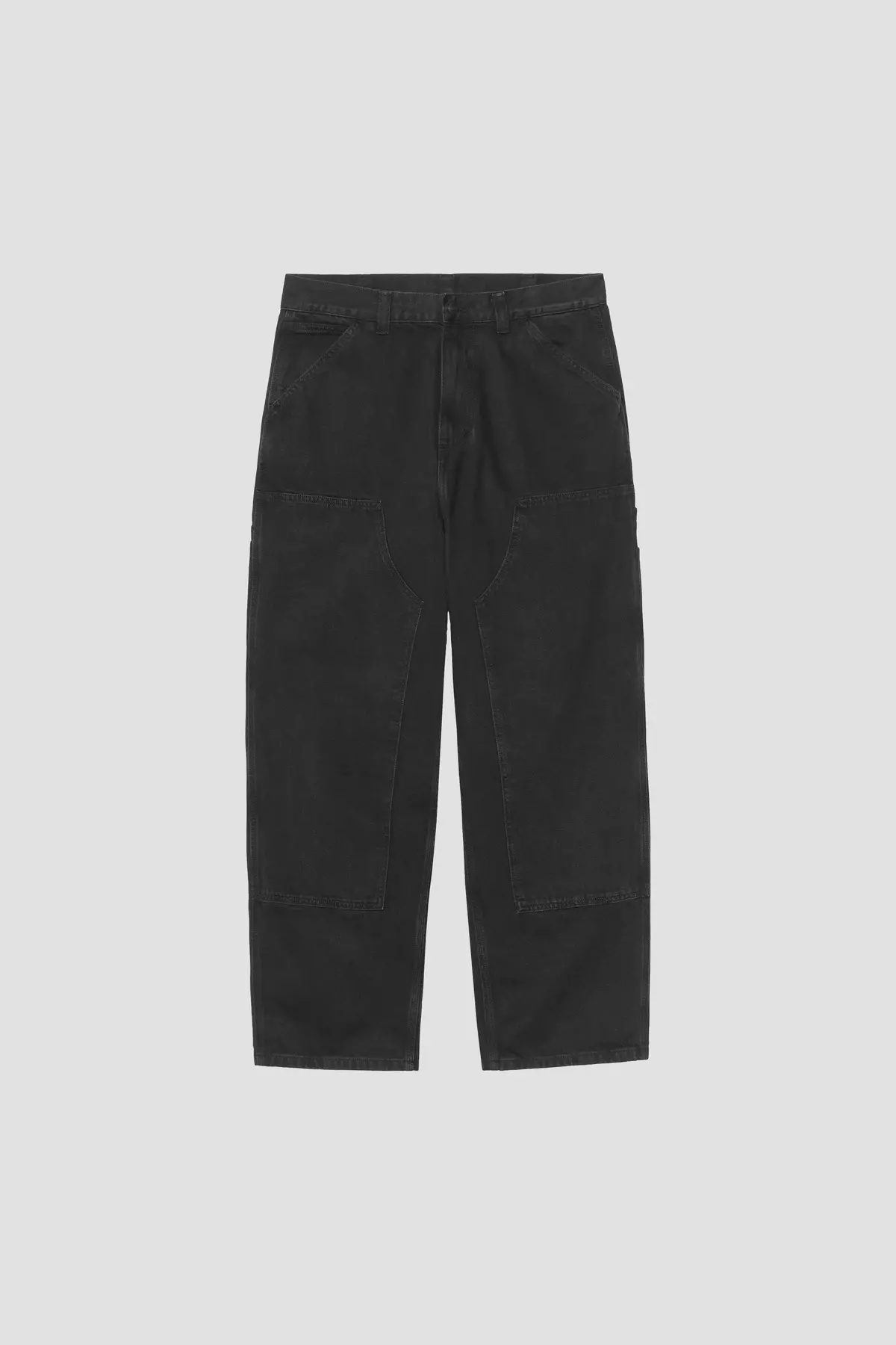 Carhartt Wip Og Double Knee Pant - Black Stone Wash 1