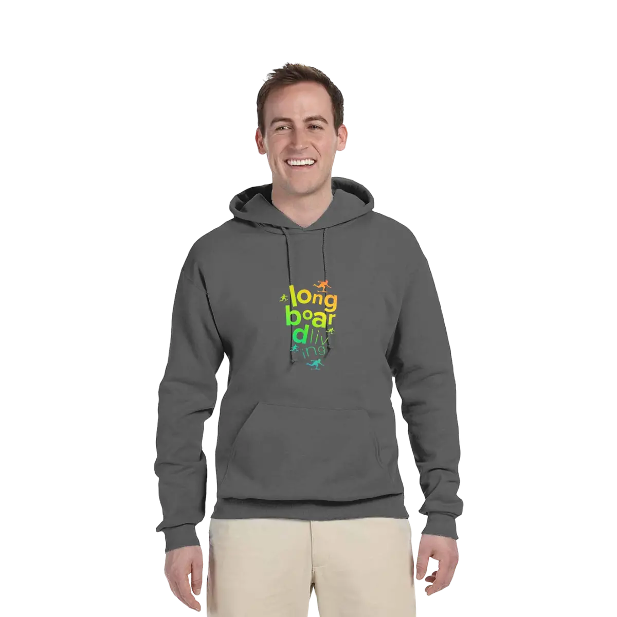 Longboard Living Hoodie - Monogram Spectrum 1