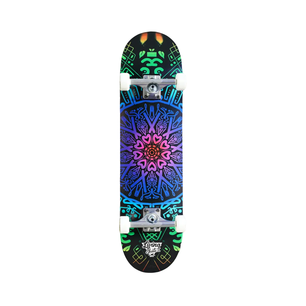 8.25” Longboard Living Mandala Skateboard 1