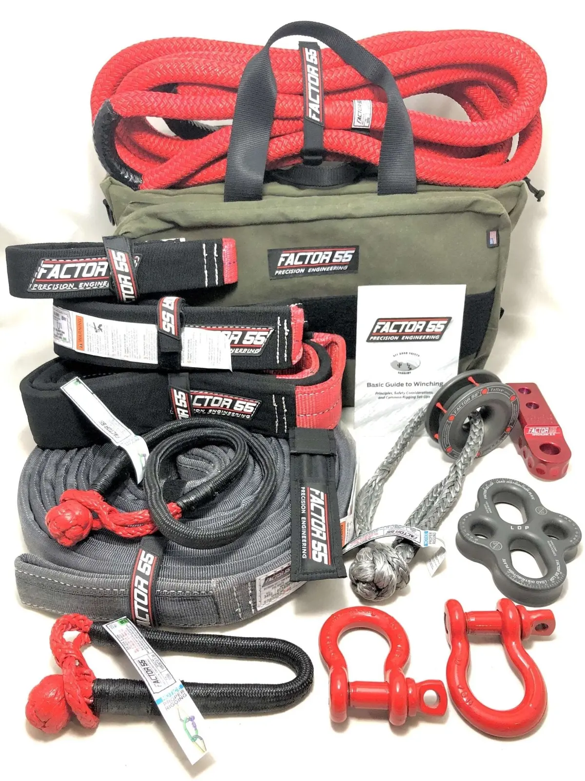 Factor 55 Borah Vehicle Recovery Kit Large Size (Select Color) -Made In Usa 1