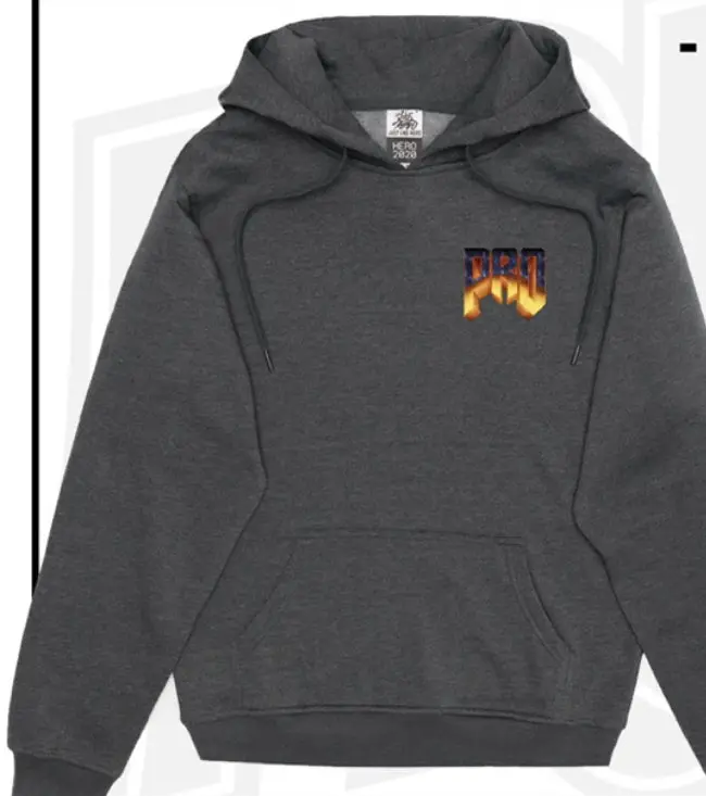 Pro Skates Doom Hooded Sweater - Charcoal 1