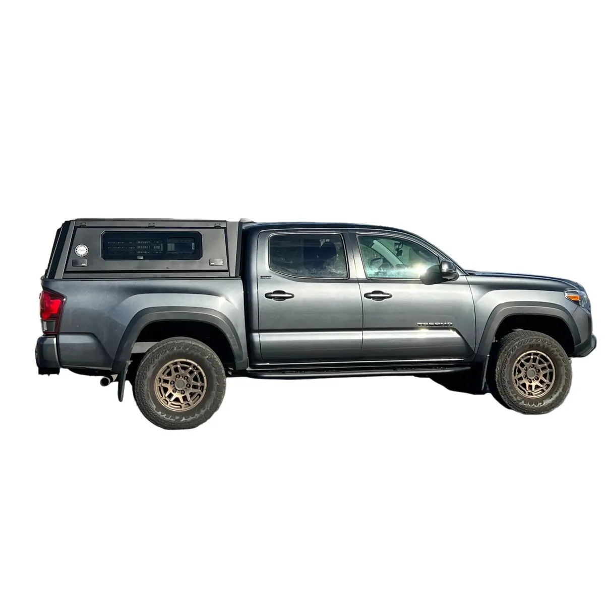 Ovs Expedition Pro+ Stainless Steel Truck Cap With Full Windows For 2016-2023 Toyota Tacoma 5Ft 1