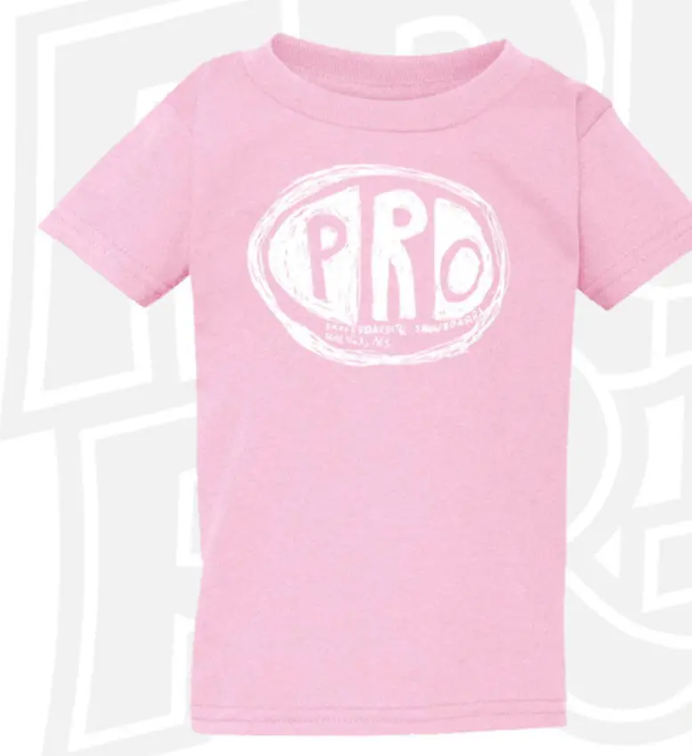 Pro Skates Toddler Scribble T-Shirt - Pink 1